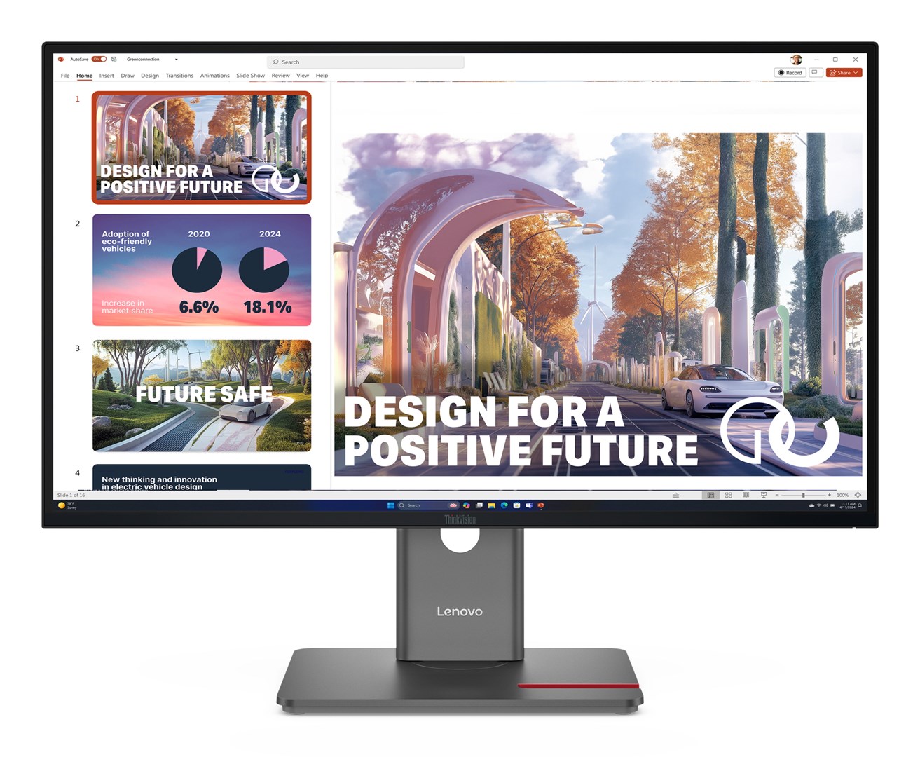 Lenovo ThinkVision P27QD-40 Monitor | 64B3GAR2EU