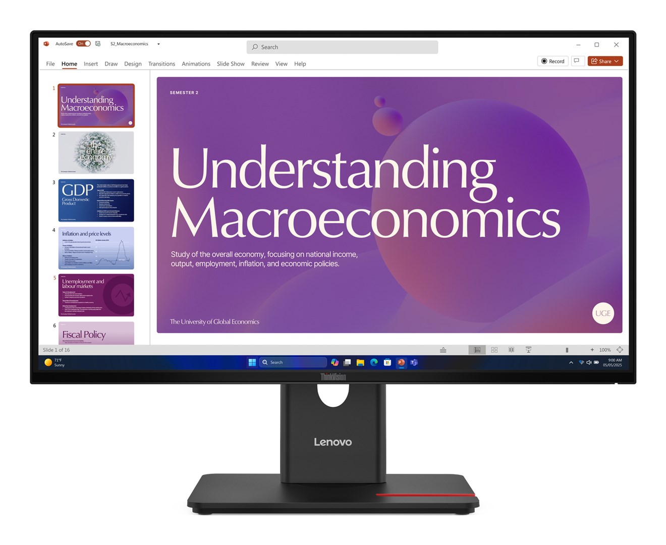 Lenovo  ThinkVision T24D-40 Monitor | 64B9GAT1EU