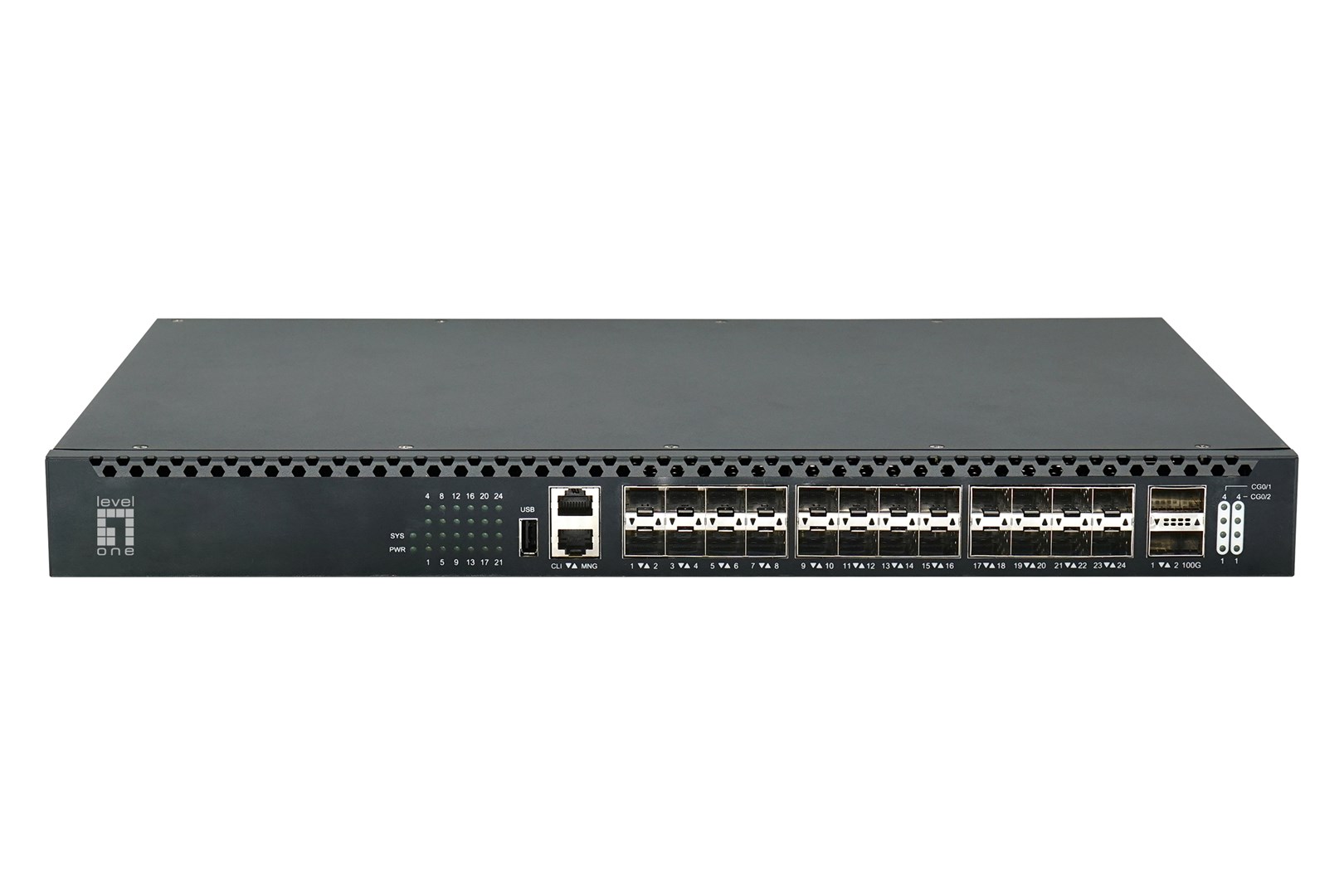 No name LevelOne 26-Port L3 Managed