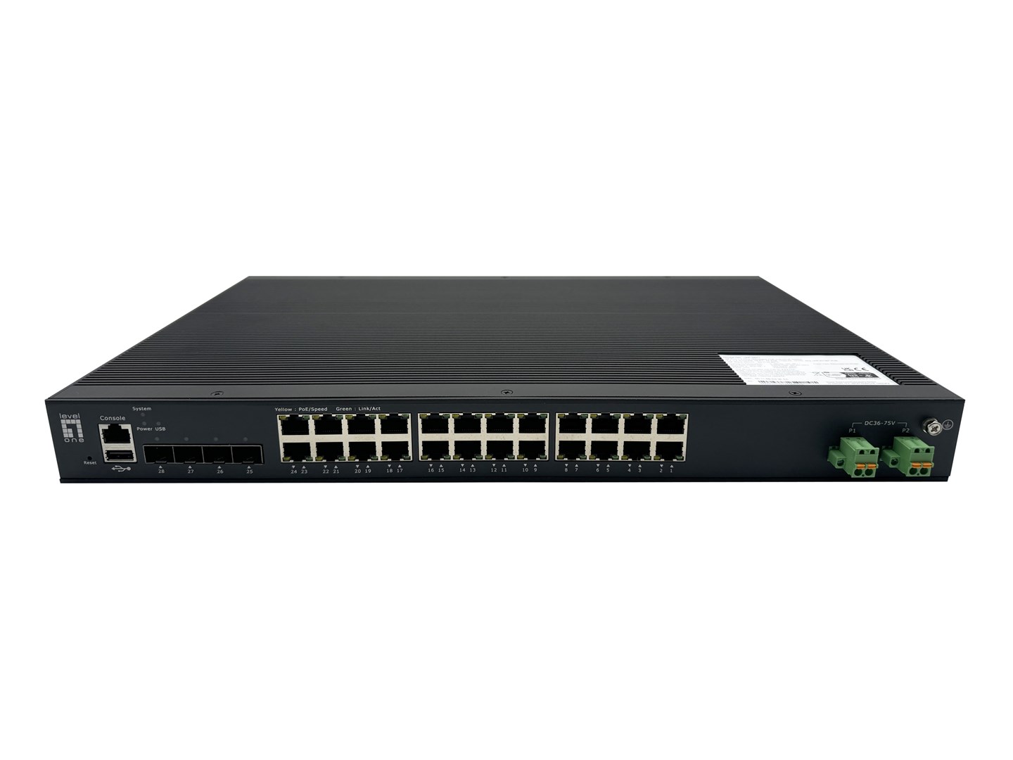 No name LevelOne 28-Port L2 Plus