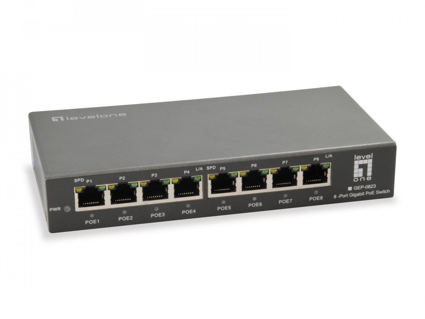 No name LevelOne 8-Port Gigabit PoE