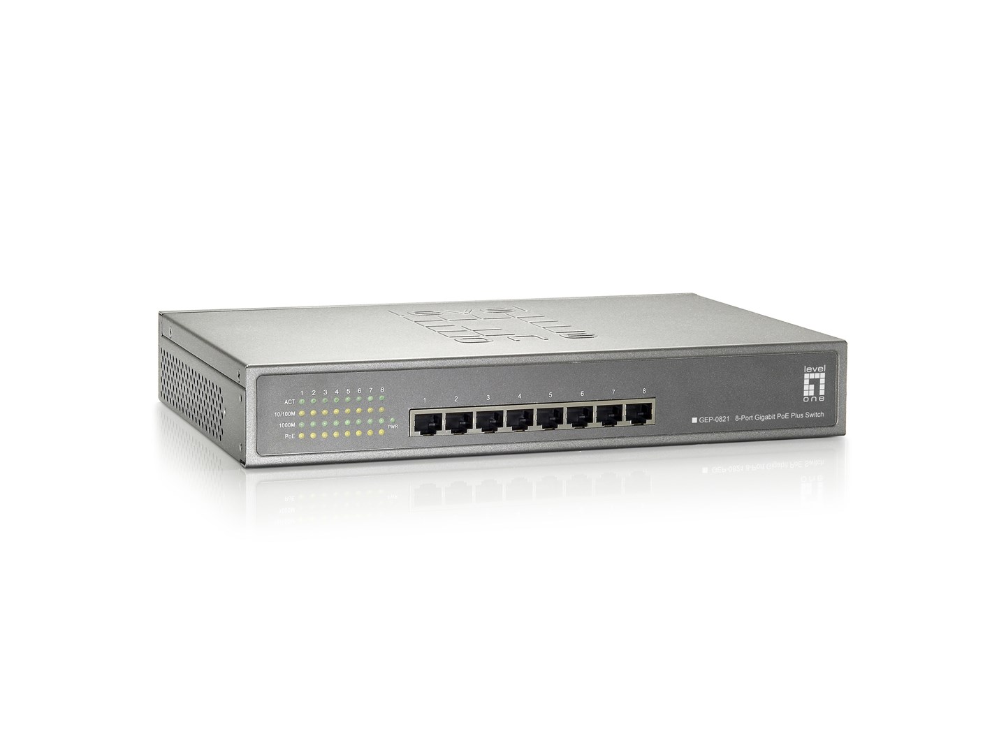 No name LevelOne 8-Port Gigabit PoE