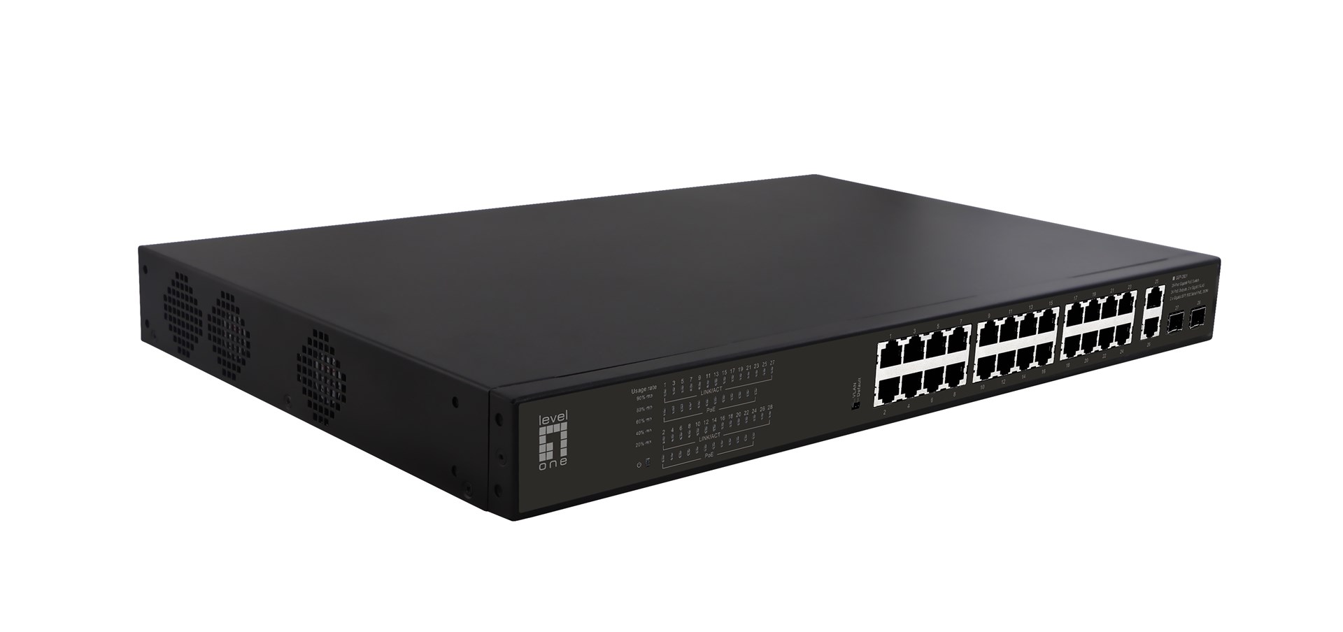 No name LevelOne GEP-2821 network switch