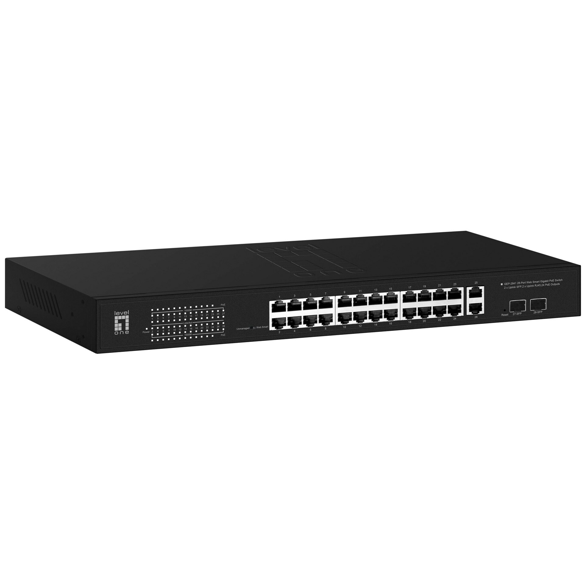 No name LevelOne GEP-2841 network switch