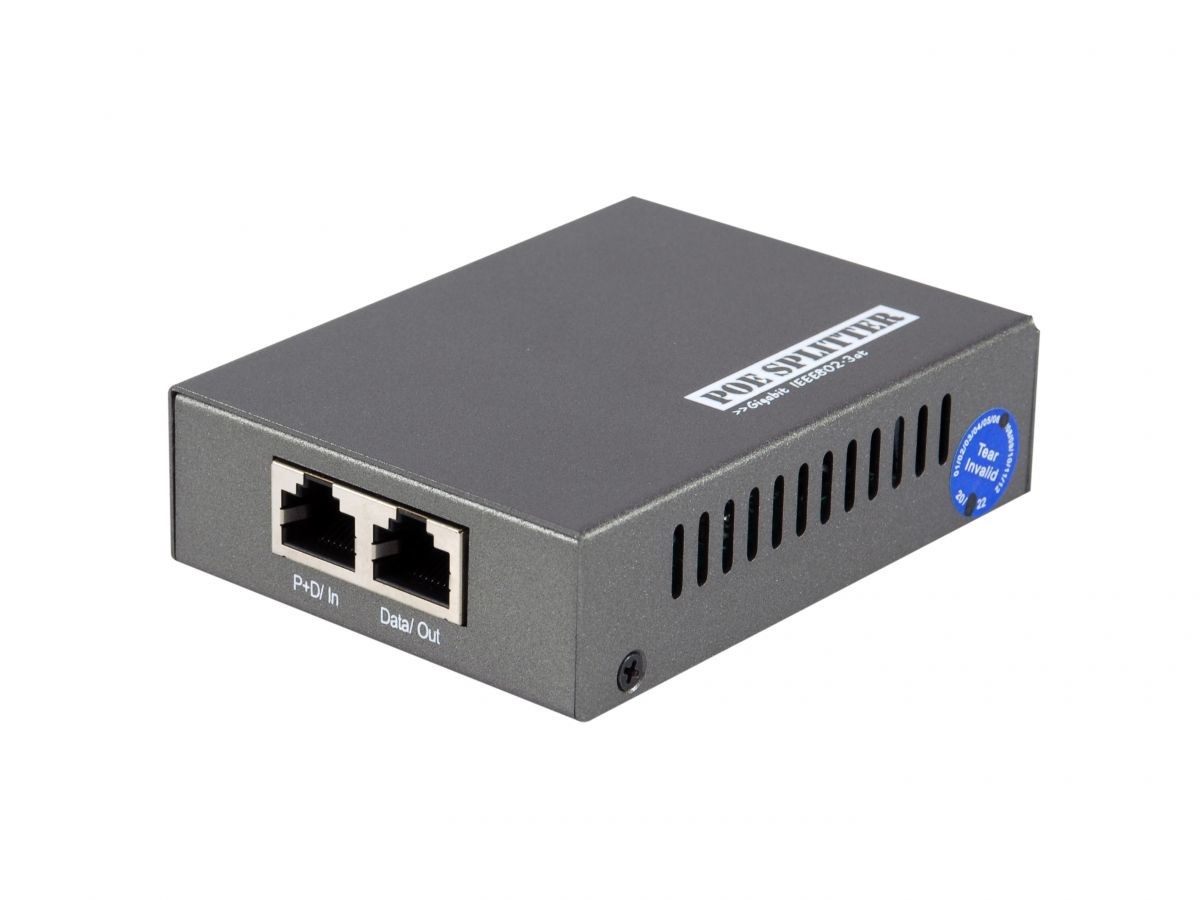 No name LevelOne Gigabit PoE Splitter