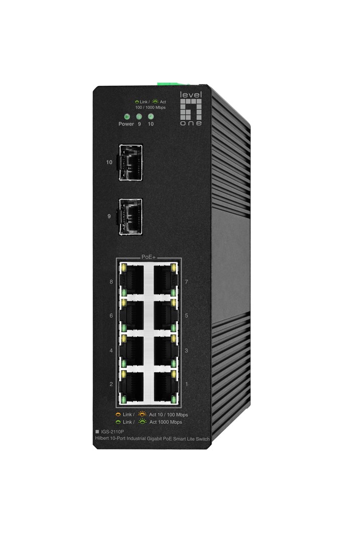 No name LevelOne Hilbert 10-Port Industrial
