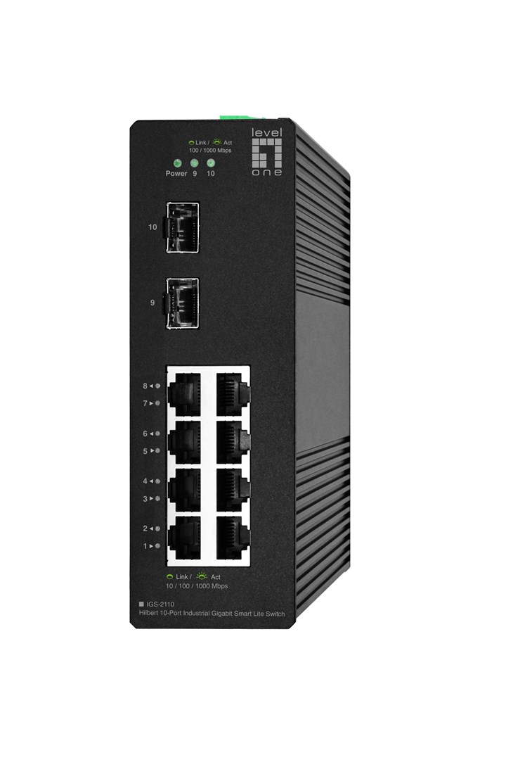 No name LevelOne Hilbert 10-Port Industrial