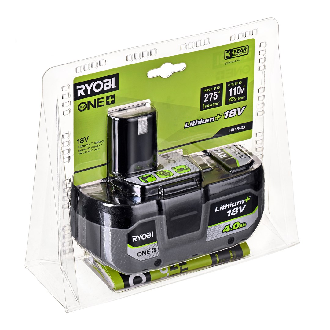 RYOBI Li-Ion Battery 4.0 Ah