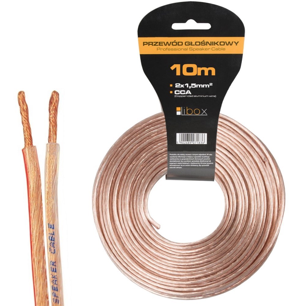 Libox  Kabel głośnikowy 2x1,50mm LB0008-10