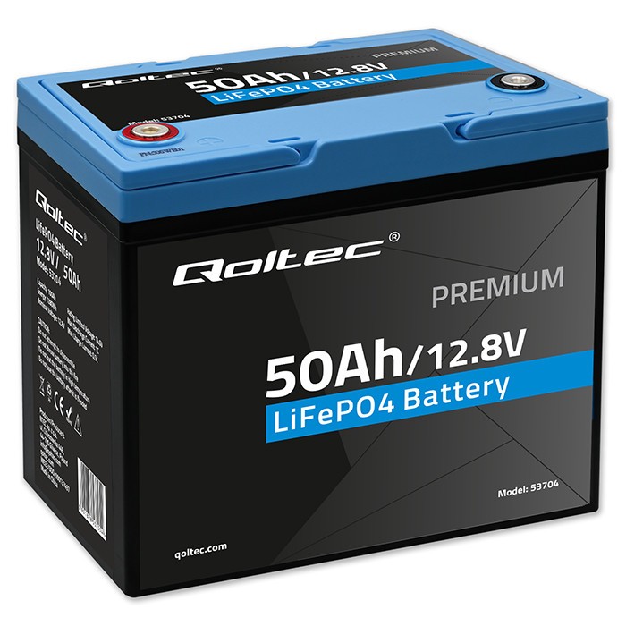 Qoltec LiFePO4 battery 12.8V, 50Ah