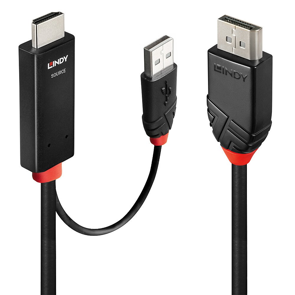 LINDY  1m HDMI to DisplayPort Cable