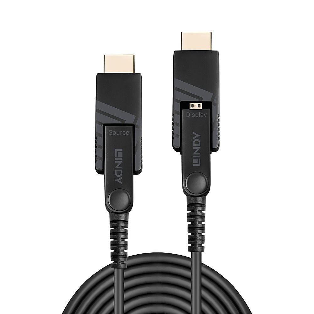 LINDY  50m Fibre Optic Hybrid Micro-HDMI