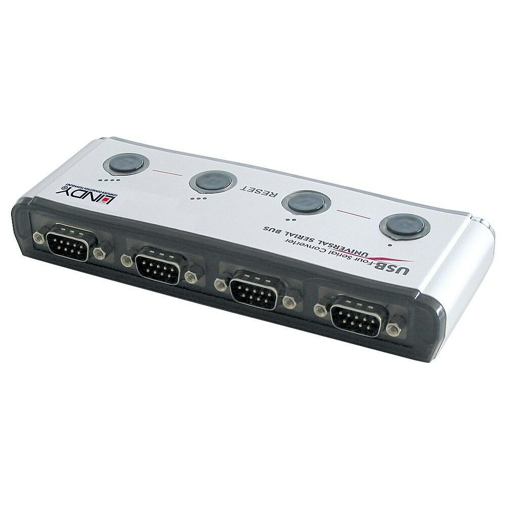 LINDY USB to 4 Port Serial