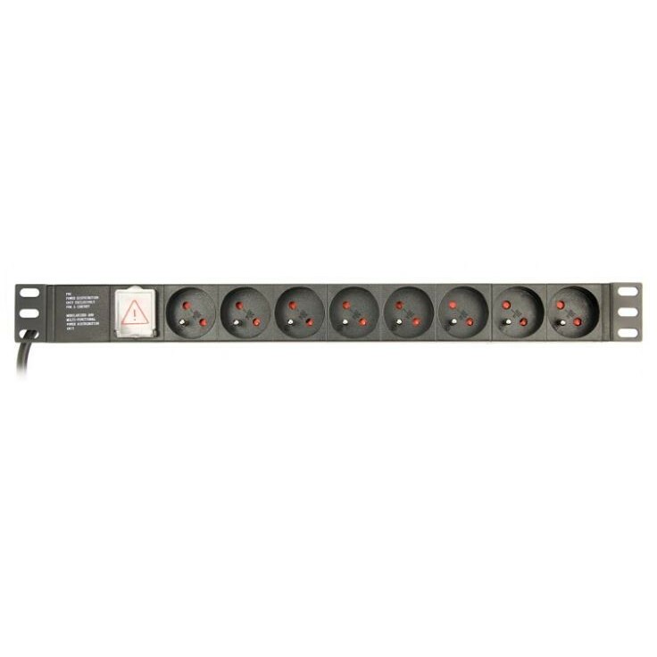 Gembird Listwa zasilająca rack (PDU), 8