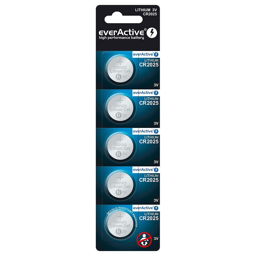EverActive  LITHIUM BATTERY CR2025 BLISTER 5