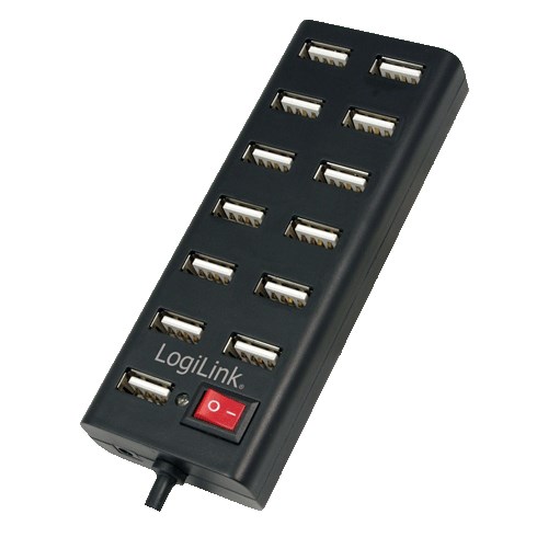 LogiLink  USB2.0 hub, 13-port with