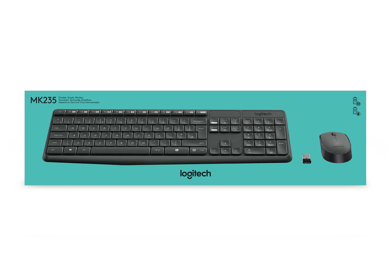 LOGITECH MK235 Wireless Desktop 920-00793 |