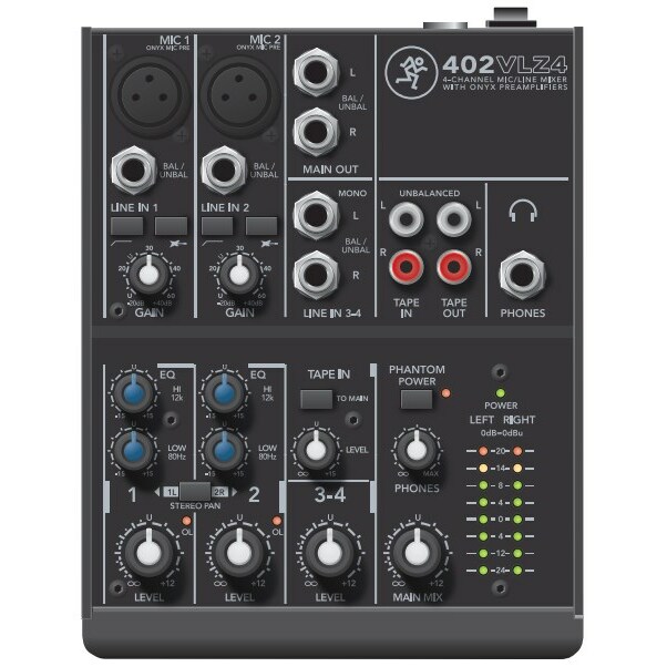 MACKIE  402VLZ4 4 channels 20 -