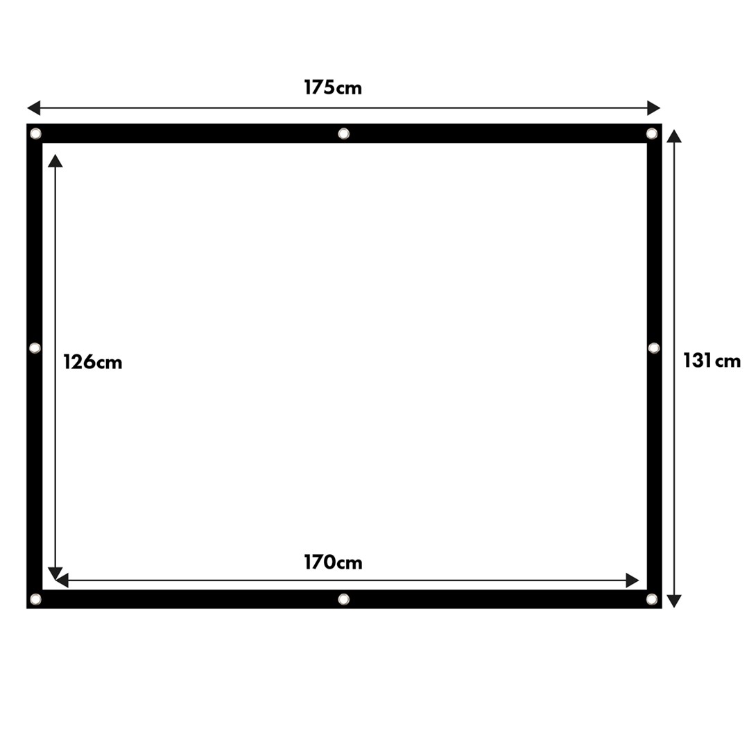 Maclean  Projection screen 84` 175x131cm, MC-166