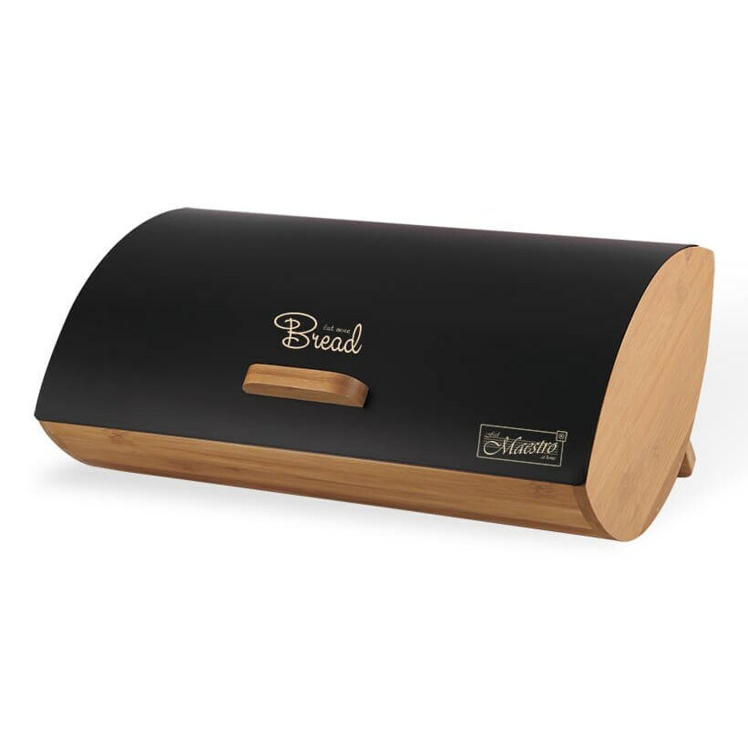 Maestro MR-1775-BLACK bread box Other Black