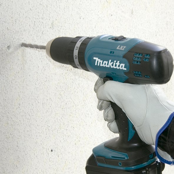 MAKITA  DHP453RFE drill Keyless Black,Blue