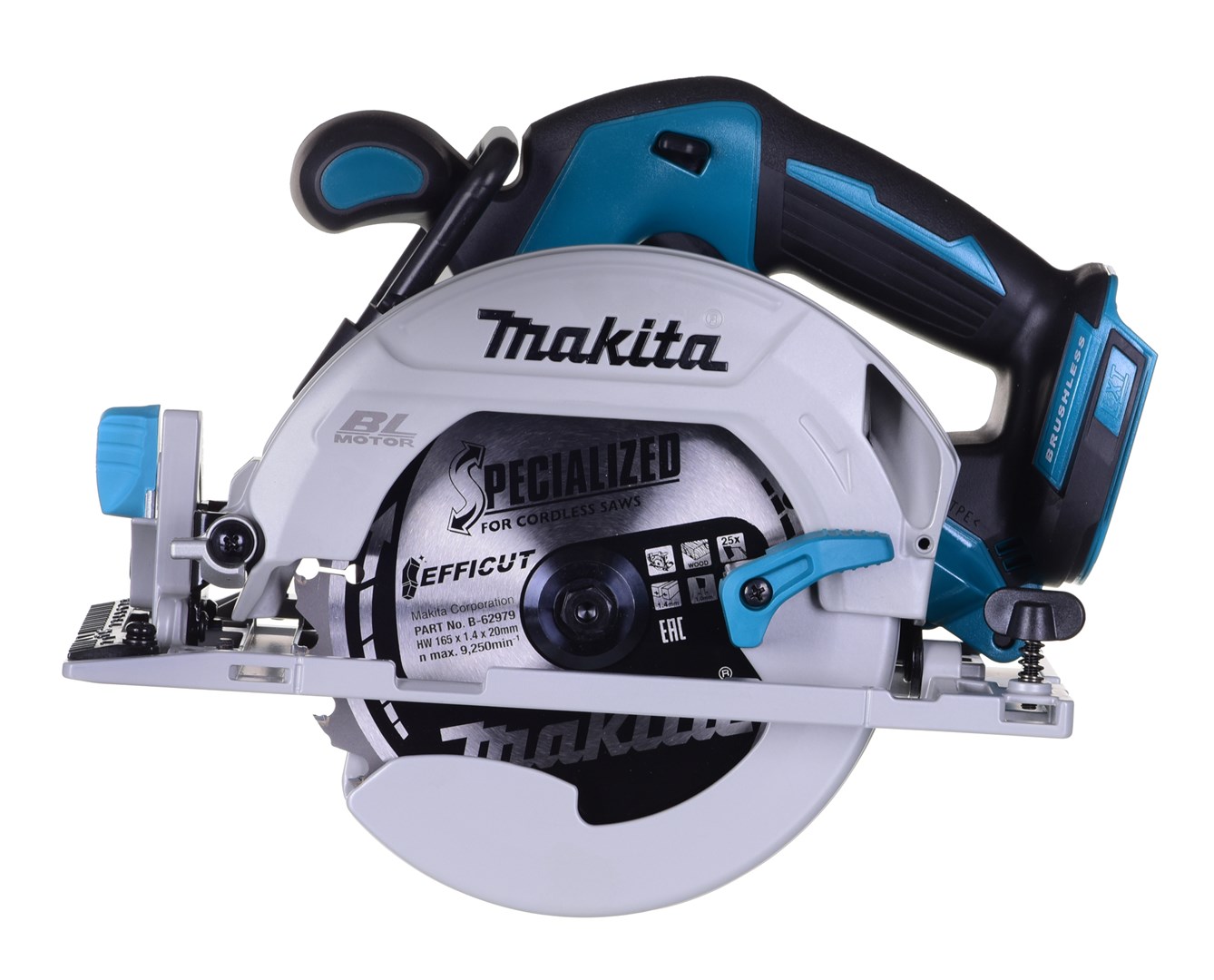 MAKITA  DHS680Z portable circular saw turquoise