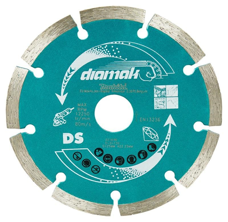 MAKITA DIAMOND BLADE 125x22,23mm SEGMENT