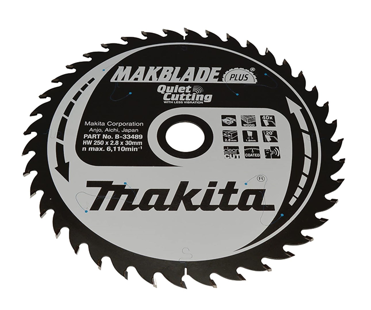 MAKITA PIŁA TARCZOWA 250x30x40z MAKBLADE PLUS