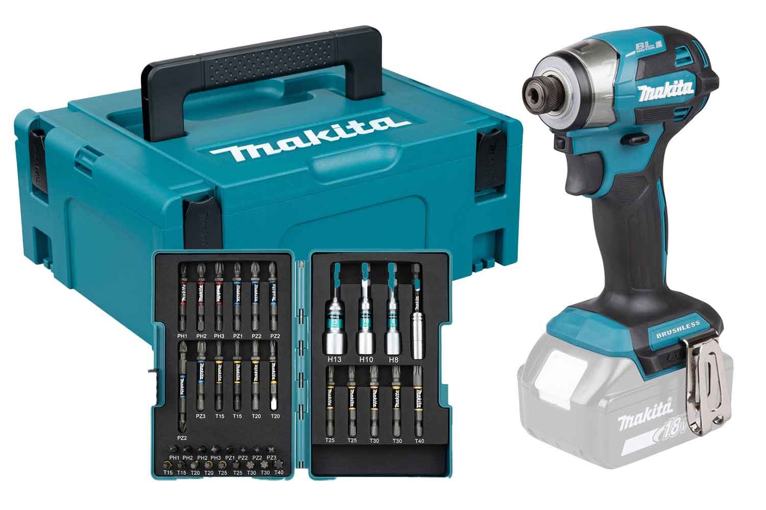 MAKITA  ZAKRĘTARKA UDAROWA 18V DTD173ZJX2 180Nm