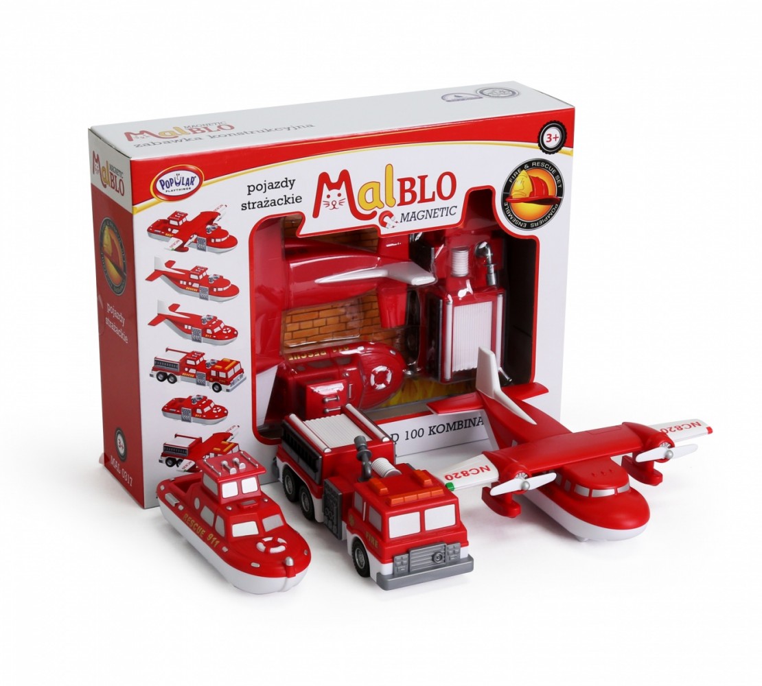 MALIK MalBlo Magnetic Fire vehicles |