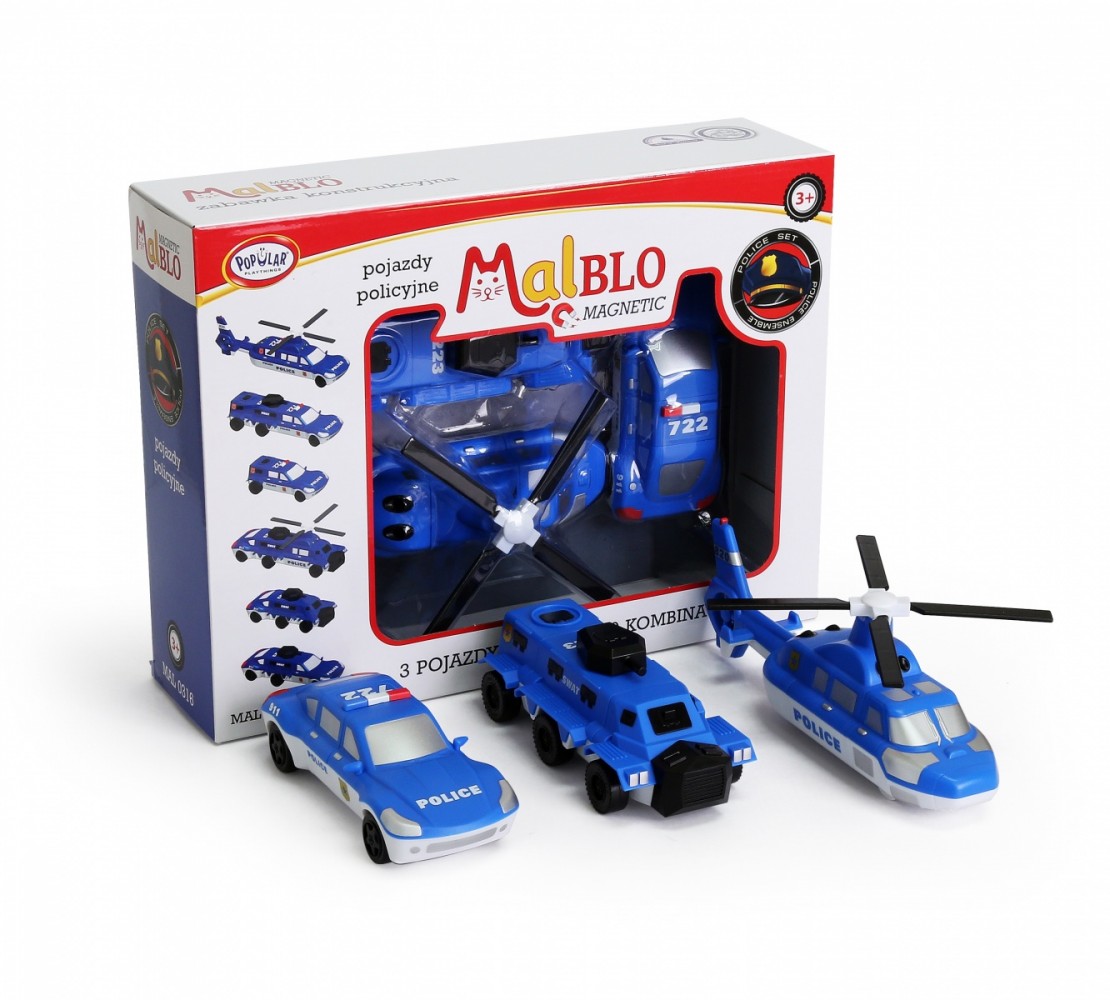 MALIK MalBlo Magnetic Police vehicles |