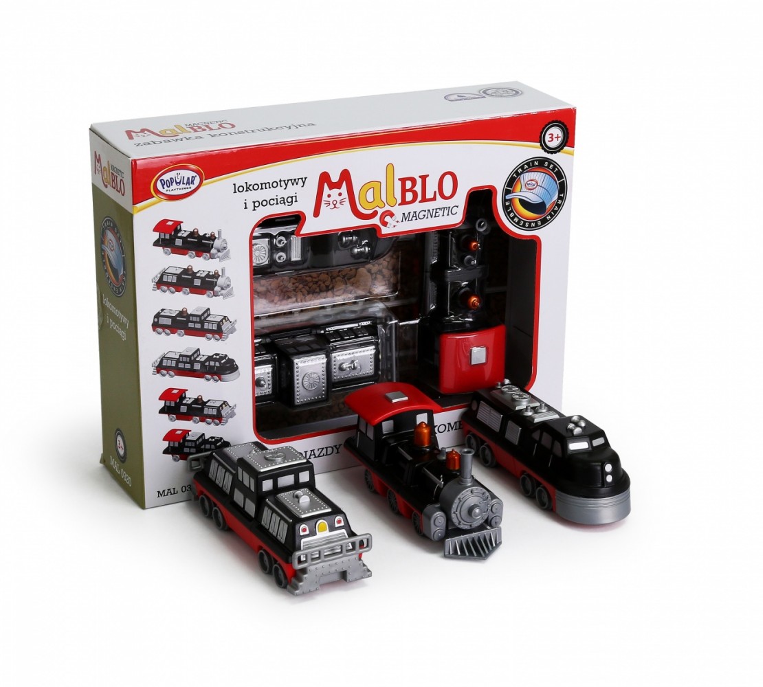 MALIK MalBlo Magnetic Trains and Locomotives