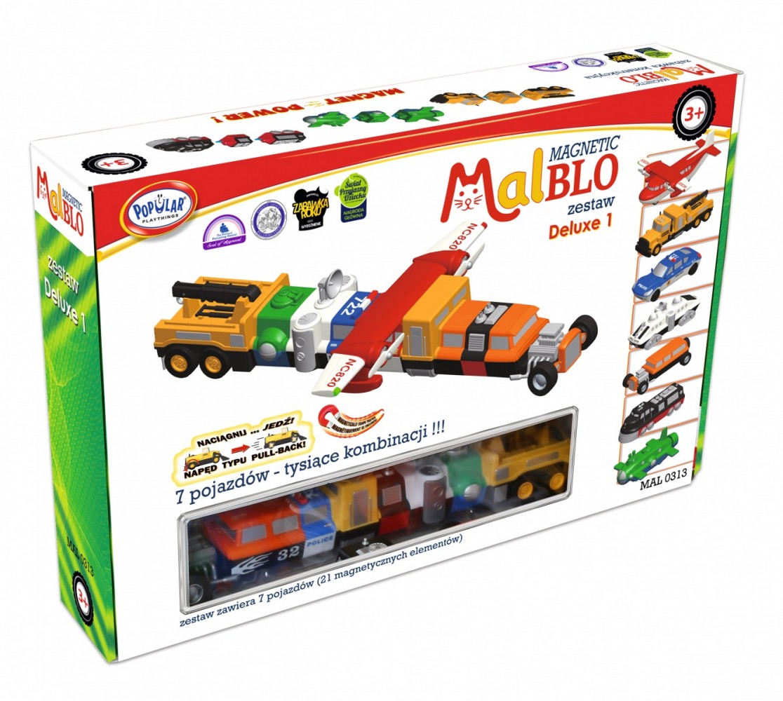 MALIK Malblo Magnetic vehicles deluxe 1