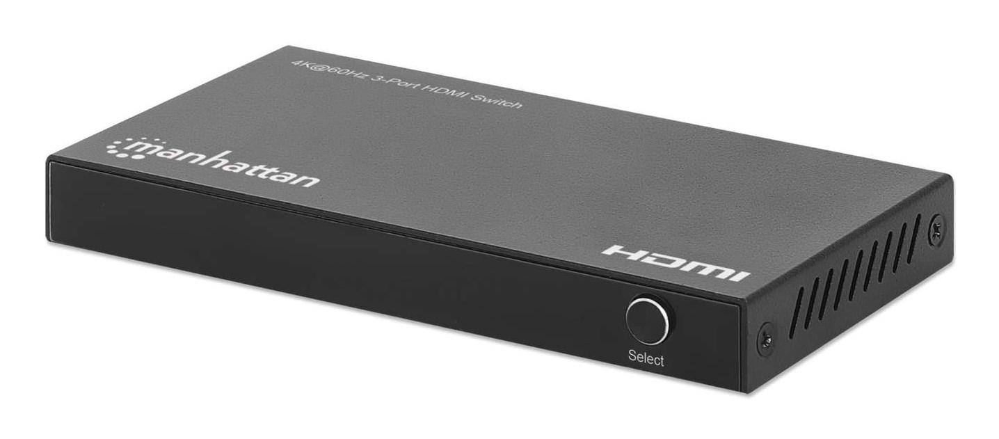Manhattan 4K@60Hz 3-Port HDMI Switch, Switches