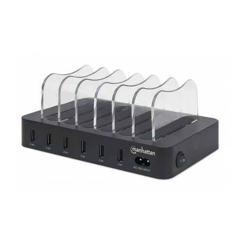 Manhattan  Charging Station, 6x USB-A Ports