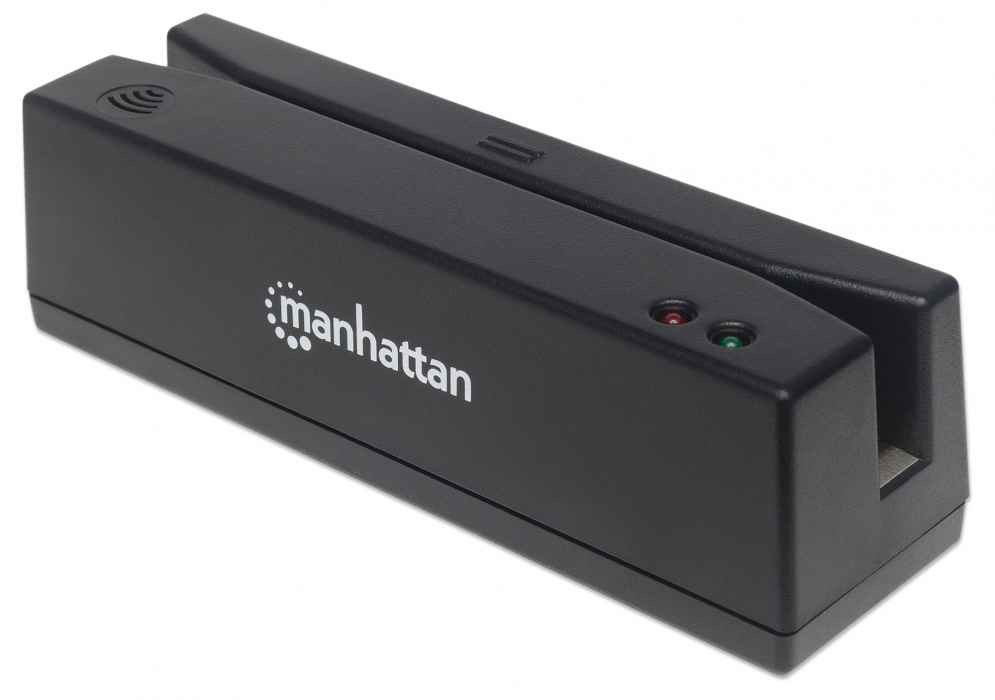 Manhattan USB-A Magnetic Strip Card Reader