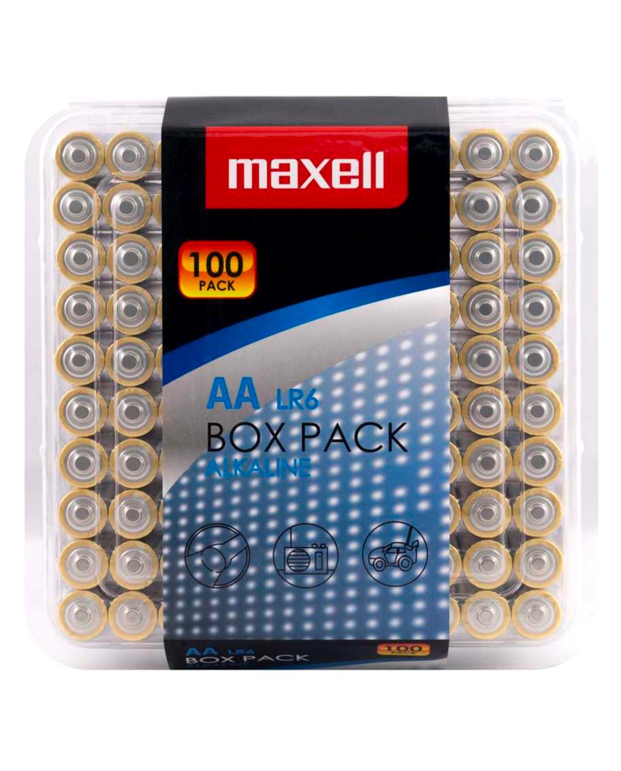 Maxell Alkaline battery AA LR6 100