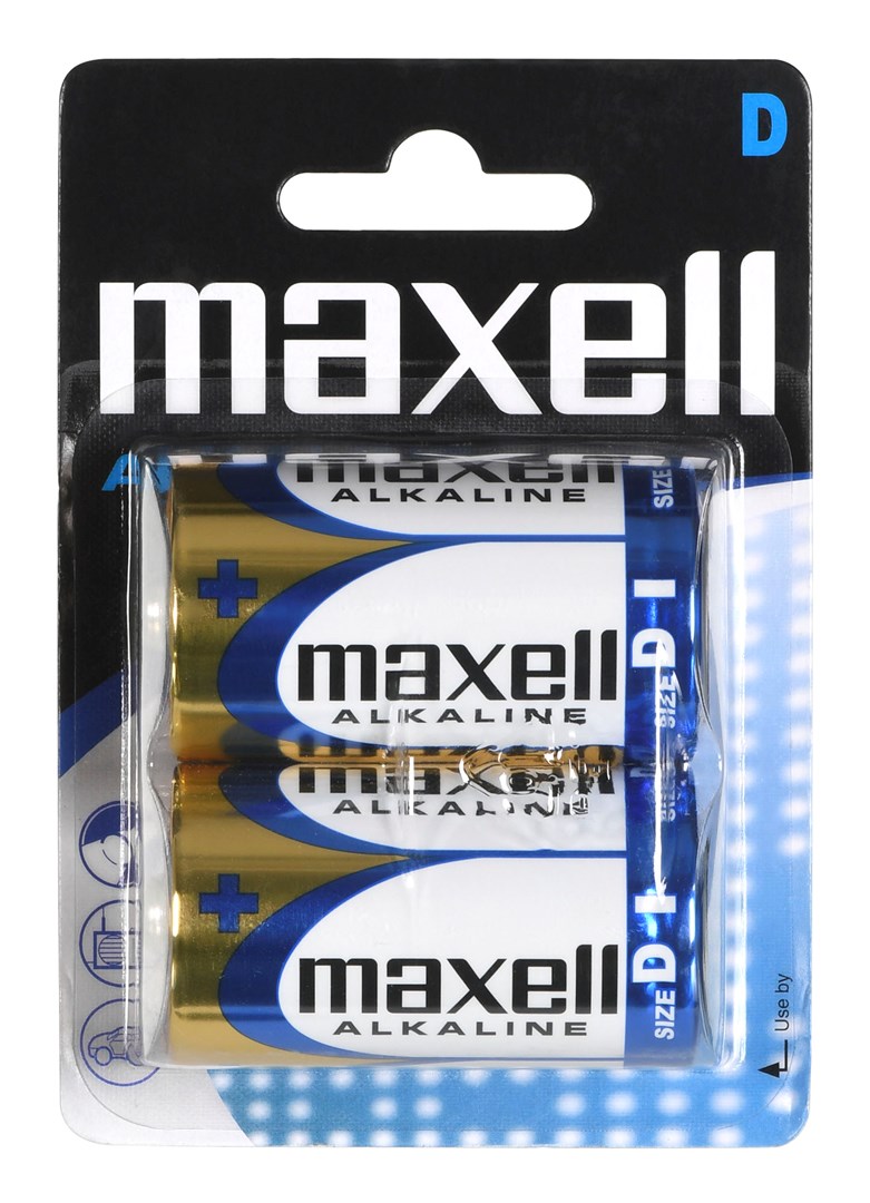 Maxell  battery alkaline LR20 2 pcs