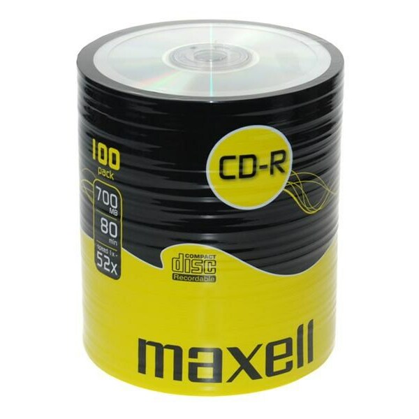 Maxell CD-R 80XL 52x 100 Pack