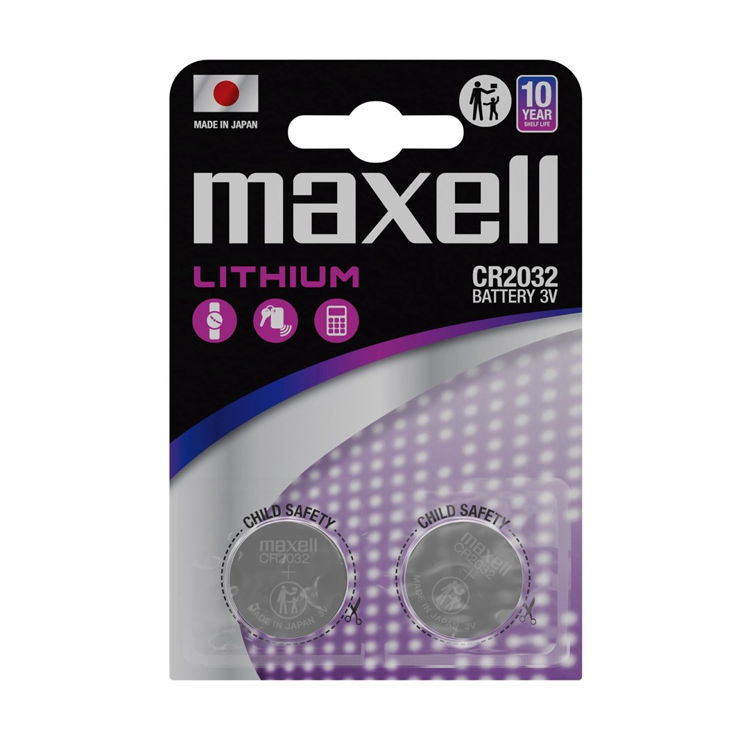 Maxell CR2032 Battery specialized 2 pcs