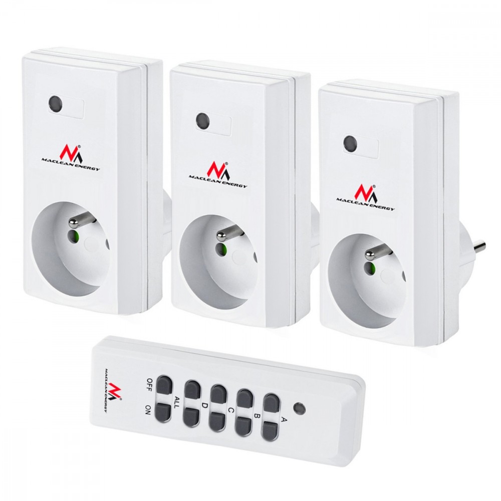 Maclean  MCE153 remote controlled power sockets