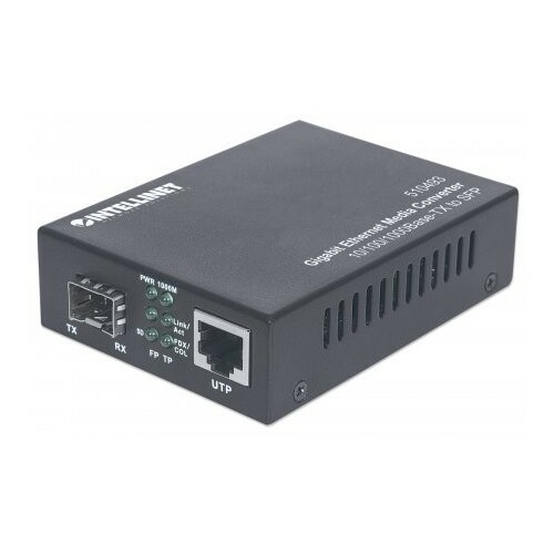 Intellinet Media Converter 10/100/ 1000BASE-TX-SLOT SFP