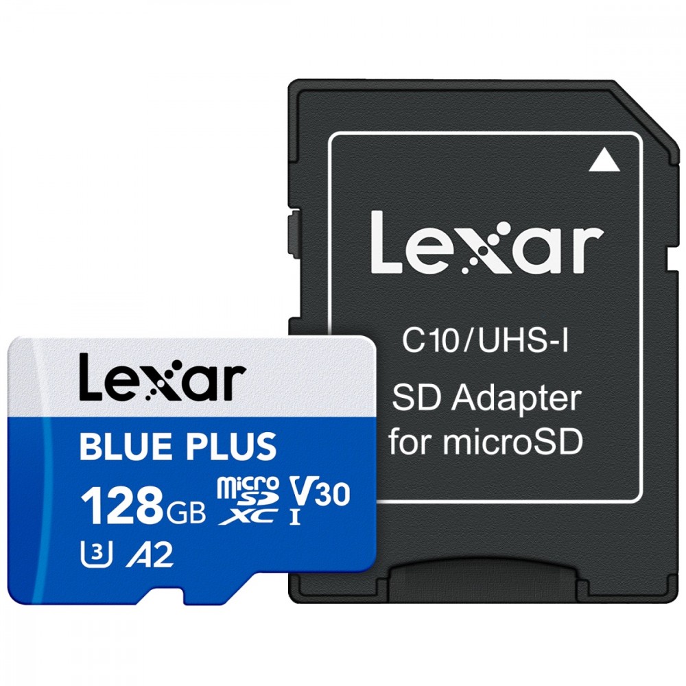 LEXAR Memory card microSD 128GB C10