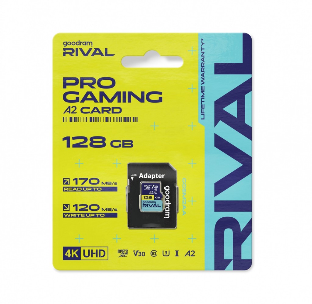 GOODRAM Memory card microSD 128GB Rival