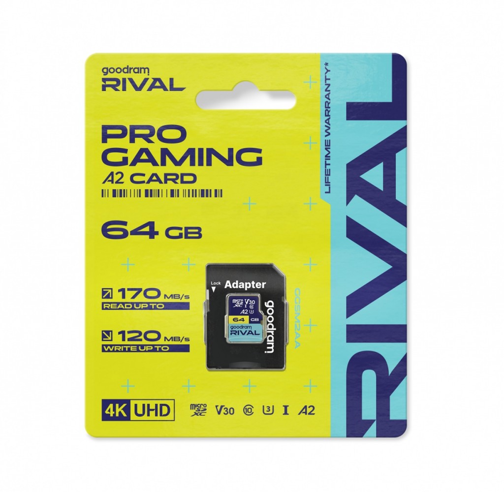 GOODRAM  Memory card microSD 64GB Rival