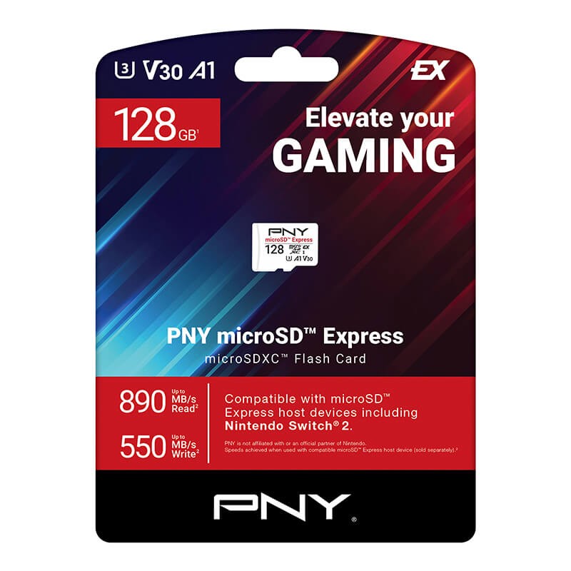 PNY  Memory Card microSD Express 128GB