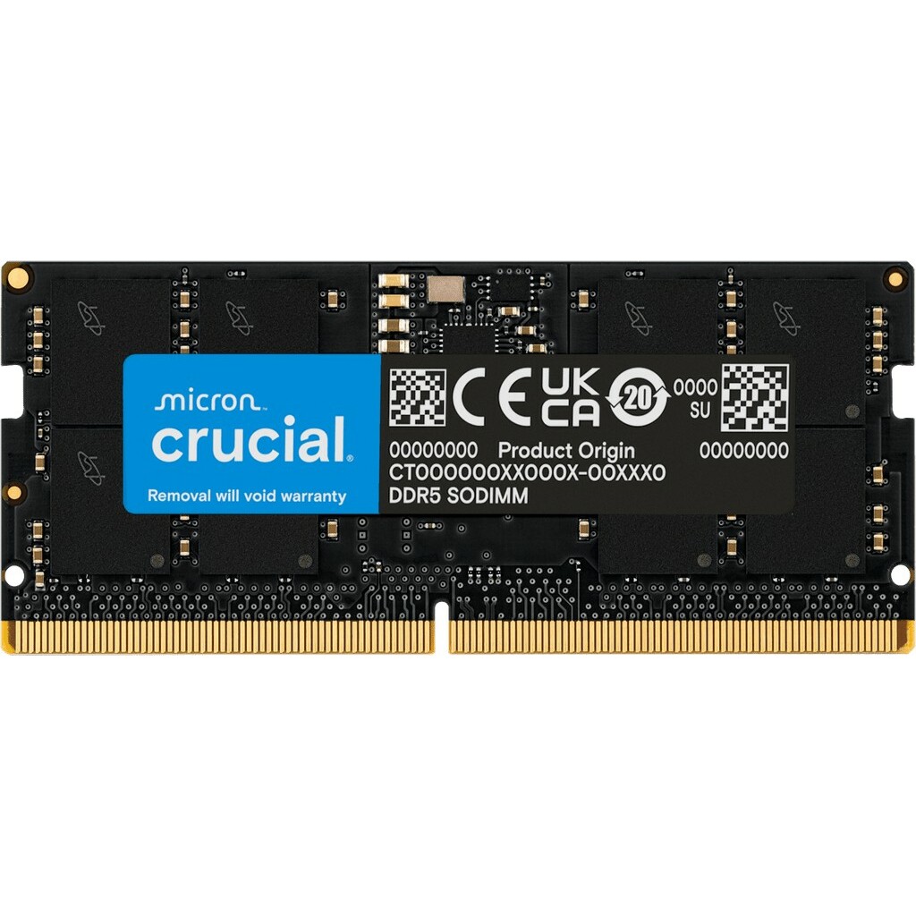 CRUCIAL Memory DDR5 SODIMM 16GB/5600 CL46
