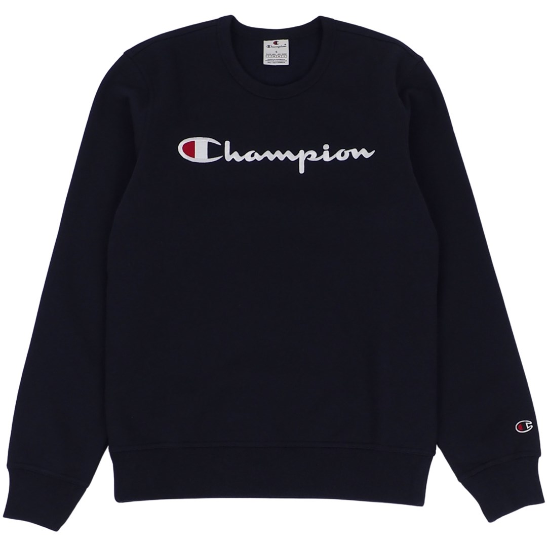 CHAMPION Men`s  Crewneck Sweatshirt navy blue