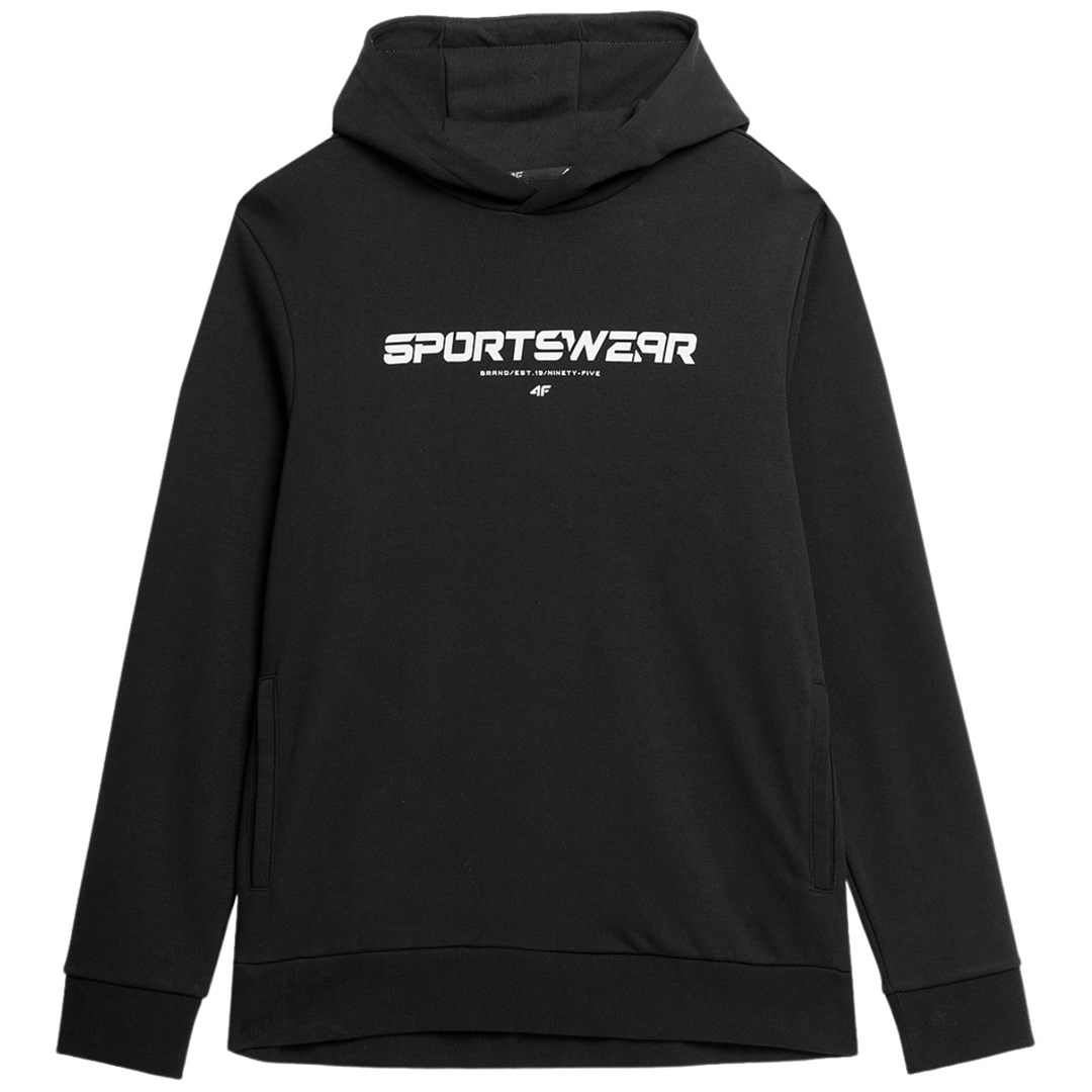 4F Men`s sweatshirt M266 deep black