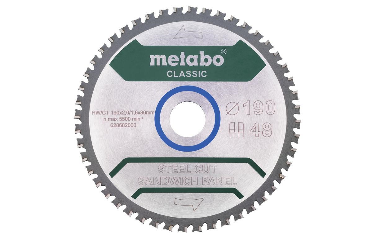 Metabo  circular saw blade FZ/FA 190x30x48